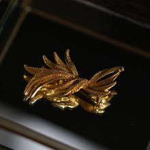 画像をギャラリービューアに読み込む, アンティーク ブローチ リーフ