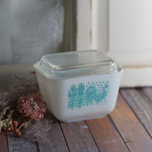 画像をギャラリービューアに読み込む, 【OLD PYREX】レフリジレーター バタープリント 蓋付き