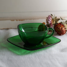 画像をギャラリービューアに読み込む, 【Fire-King】 チャームシリーズ カップ&ソーサー 2客セット