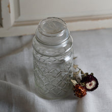 画像をギャラリービューアに読み込む, 【Mr. PEANUTS】 ガラスジャー ダイヤモンドパターン