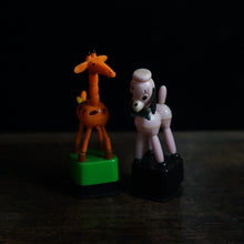 画像をギャラリービューアに読み込む, 【昭和レトロ】 プッシュパペット 犬 キリン