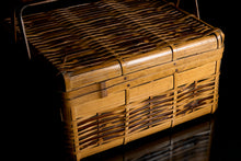 画像をギャラリービューアに読み込む, 竹細工 手付き豆腐カゴ