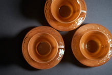 画像をギャラリービューアに読み込む, 【Fire-King】ピーチラスター カップ&ソーサー ローレルシリーズ