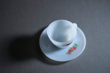 画像をギャラリービューアに読み込む, 【Fire-King】プレミアムシリーズ ローズ カップ&ソーサー