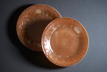 画像をギャラリービューアに読み込む, 【Fire-King】ピーチラスター ローレル プレート