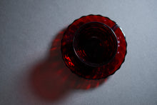 画像をギャラリービューアに読み込む, 【Fire-King】バブル カップ&ソーサー ロイヤルルビー