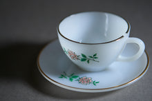 画像をギャラリービューアに読み込む, 【Fire-King】アニバーサリーローズ カップ&ソーサー