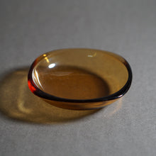 画像をギャラリービューアに読み込む, 昭和レトロ ガラス皿 黄色