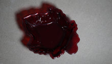 画像をギャラリービューアに読み込む, 【Fire-King】 メイプルリーフ キャンディディッシュ ロイヤルルビー