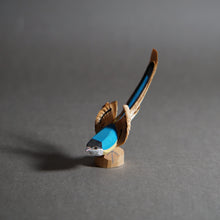 画像をギャラリービューアに読み込む, 【笹野一刀彫】 セキレイ