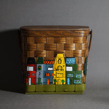 画像をギャラリービューアに読み込む, 【BASKET VILLE】ピクニックバスケット ハンドペイント