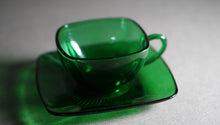 画像をギャラリービューアに読み込む, 【Fire-King】 チャームシリーズ カップ&ソーサー 2客セット