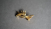 画像をギャラリービューアに読み込む, アンティーク ブローチ リーフ
