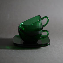 画像をギャラリービューアに読み込む, 【Fire-King】 チャームシリーズ カップ&ソーサー 2客セット