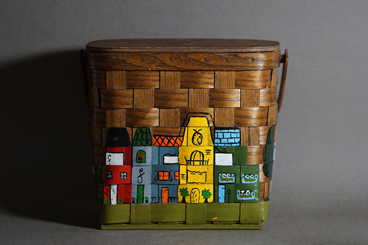 【BASKET VILLE】ピクニックバスケット　ハンドペイント 他、入荷しました！