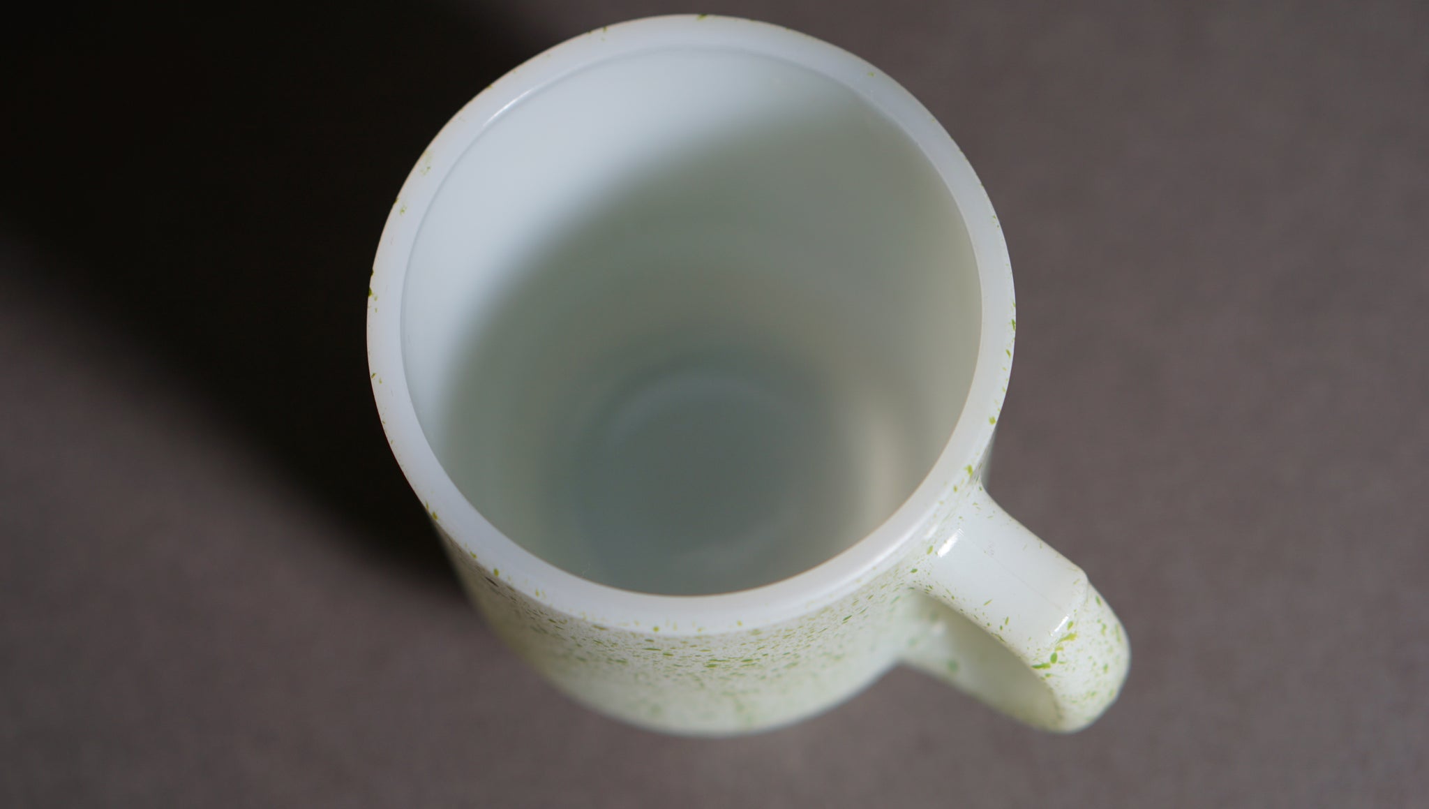 Fire-King】スプラッシュ コンコードマグカップ 緑色 – onetique